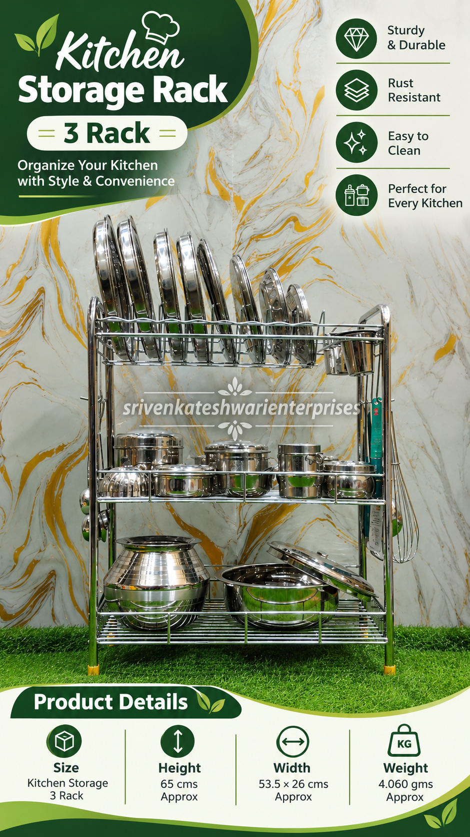 Kitchen Storage Rack