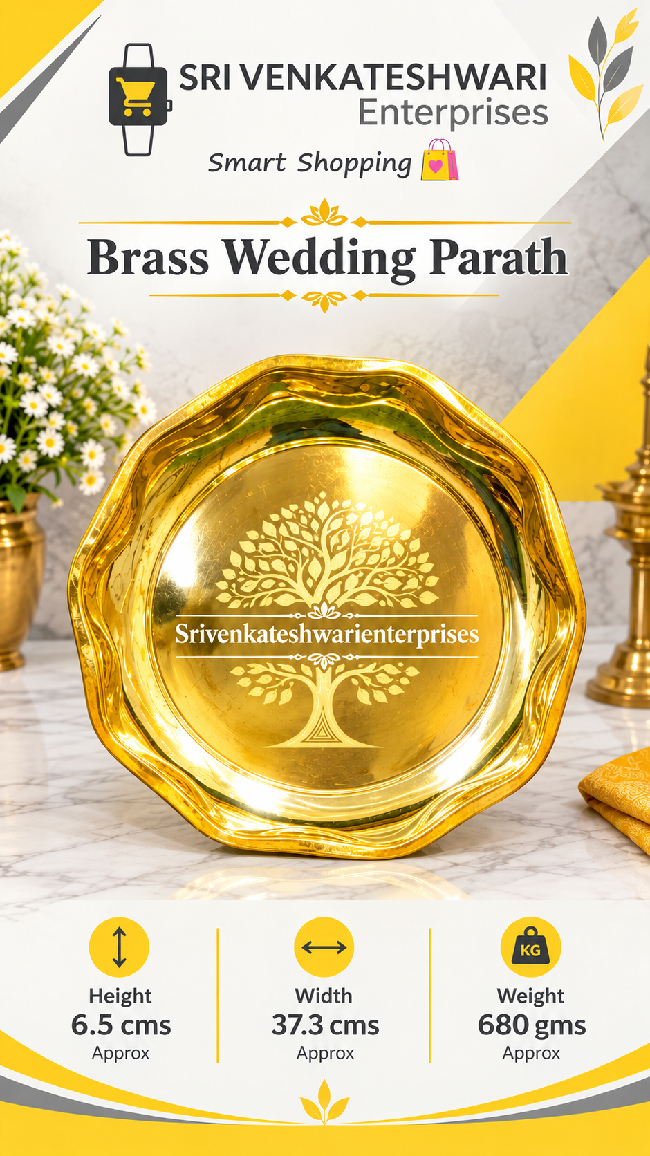 Brass Wedding Parath