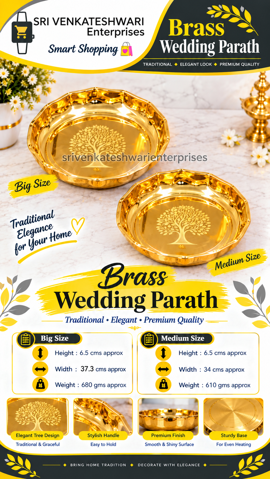 Brass Wedding Parath