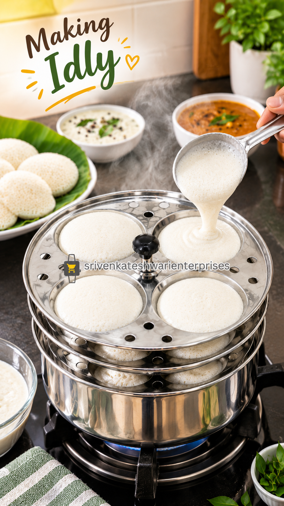 Stainless Steel Regular Idly Stand