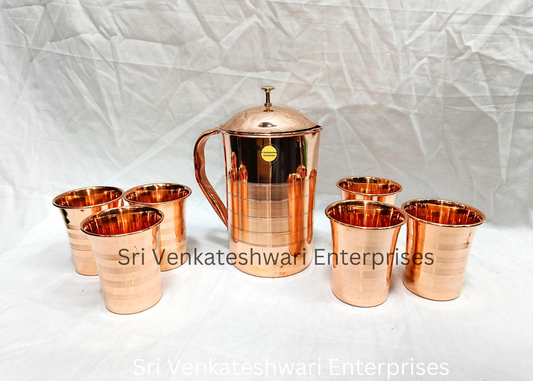 Copper Water Jug + Tumbler Offer (Duo Set)