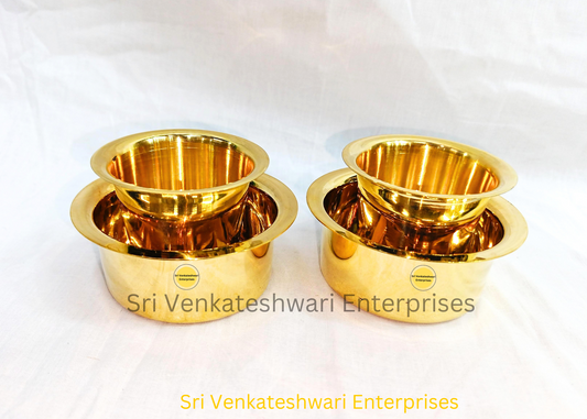 Brass Traditional Coffee Dabara Set