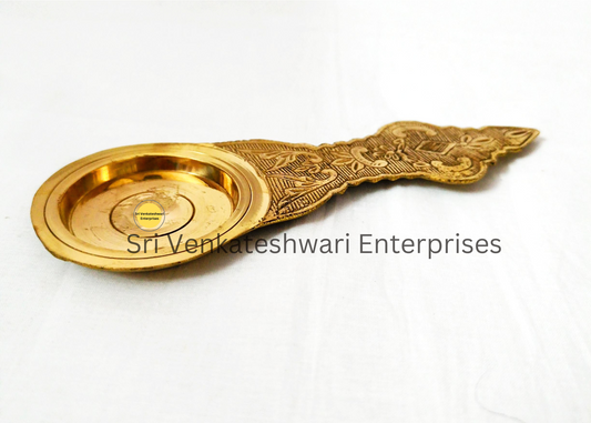Brass Karpooram Karandi Model 1