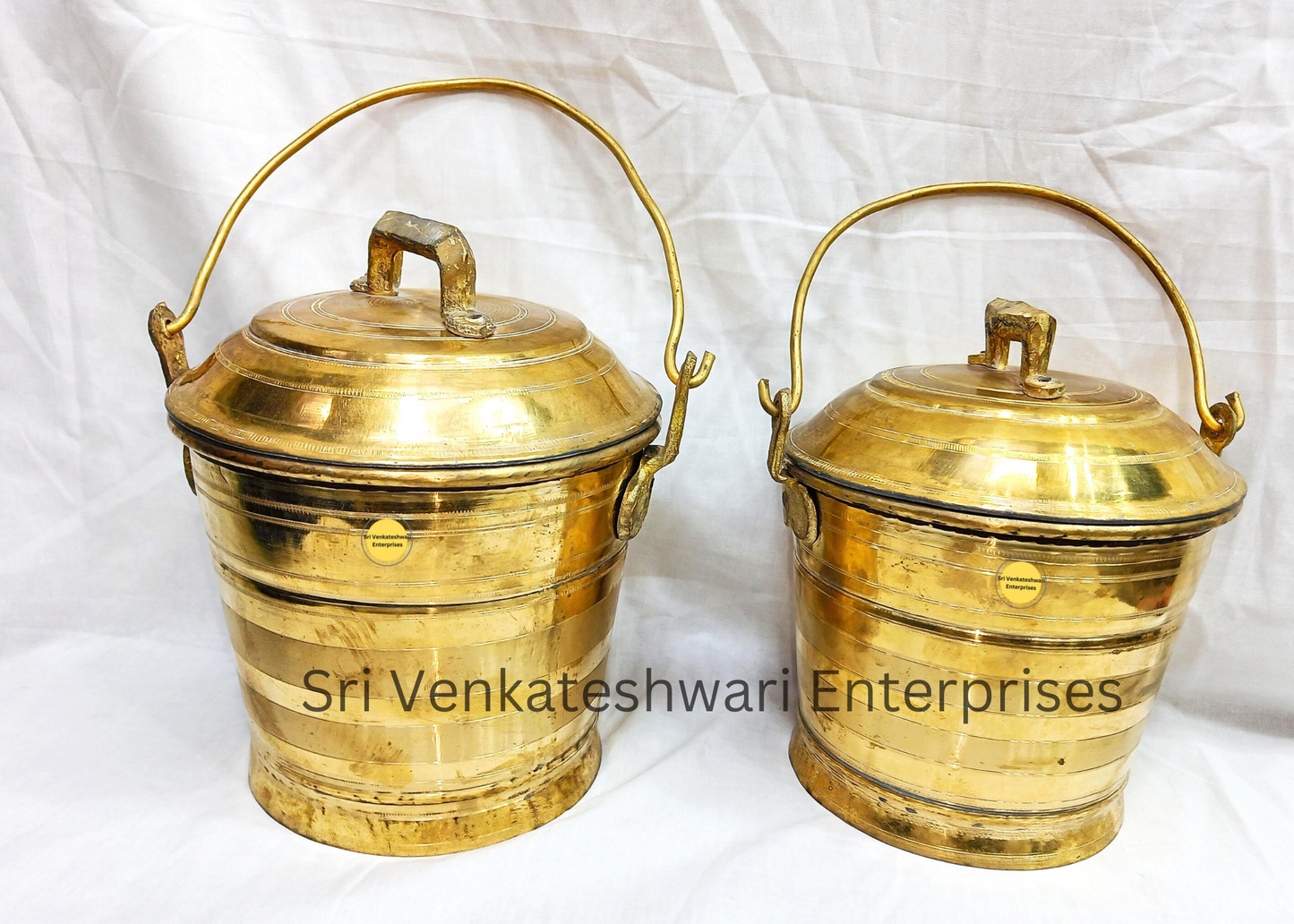 Brass Traditional Thooku Boni With Tin (Eeyam) Coated
