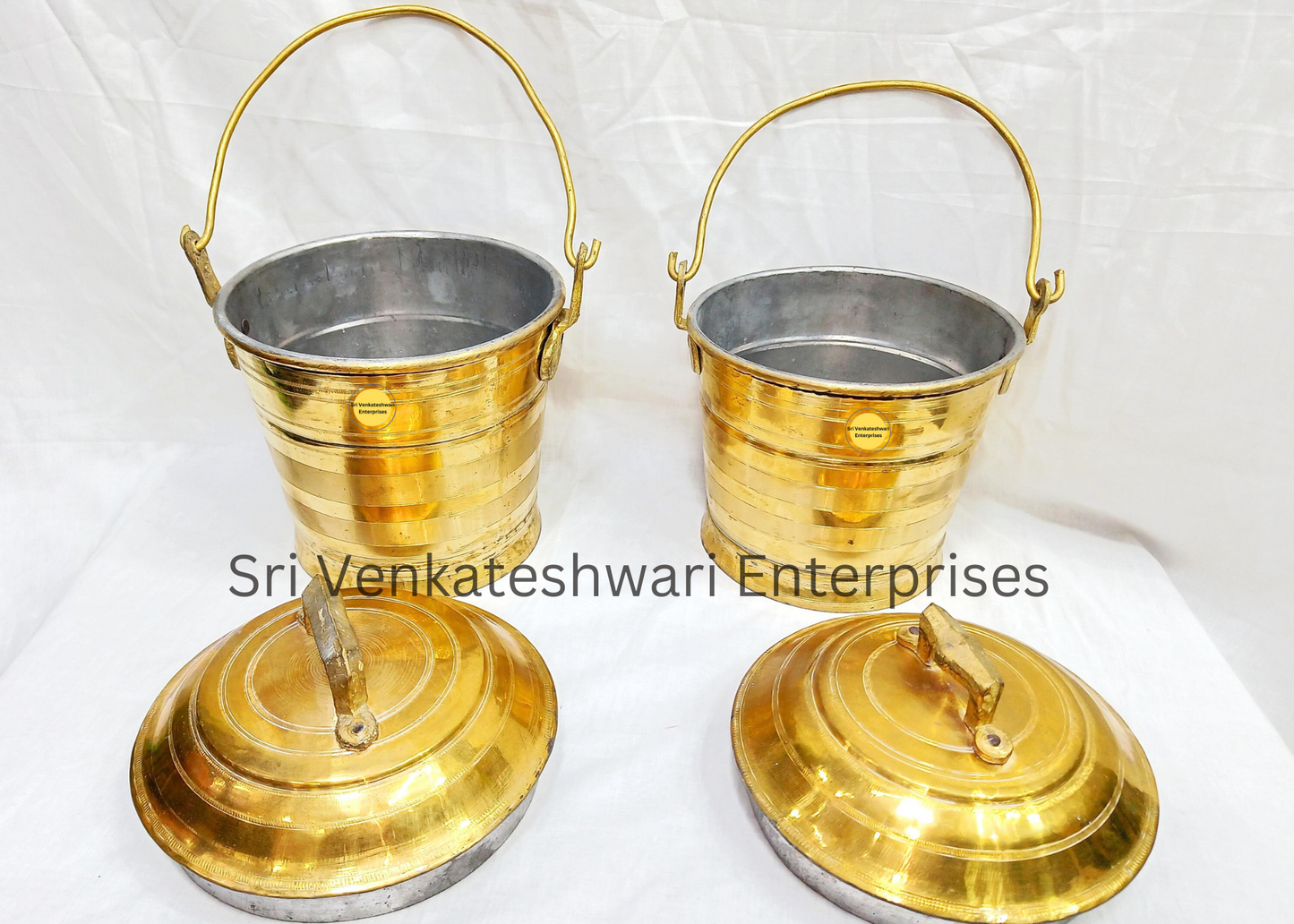 Brass Traditional Thooku Boni With Tin (Eeyam) Coated